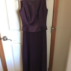 Formal Plum-colored dress